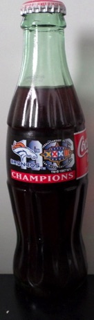 1998-0469 € 5,00 coca cola flesje 8 oz superbowl